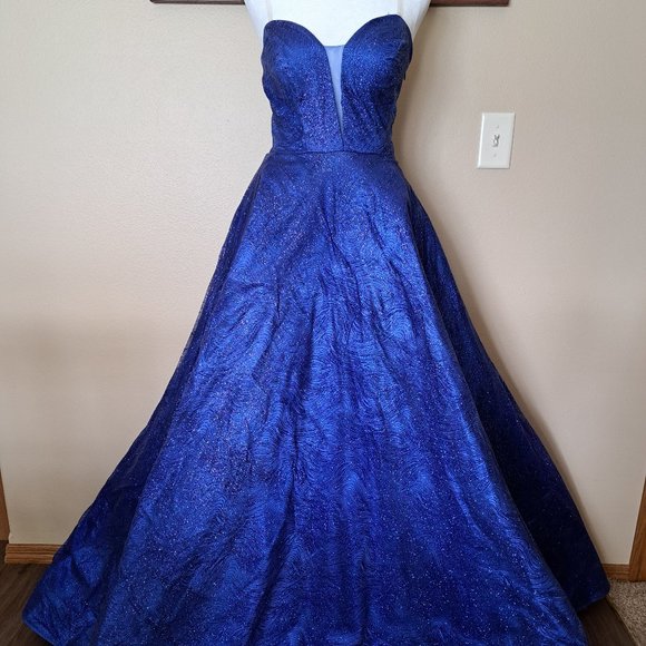 Cinderella Divine Dresses Cinderella Divine Royal Blue Sparkly Ball